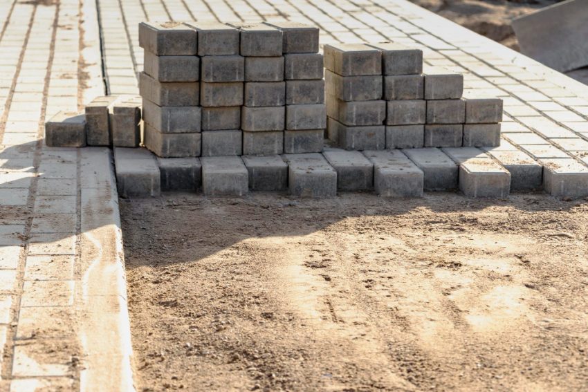 Pavaje de exterior montate pe strat suport pregătit